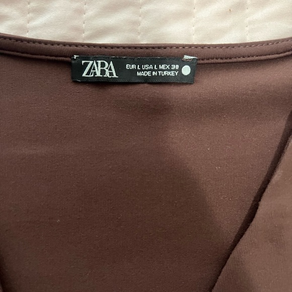 Zara Brown long sleeve bodysuit - Picture 4 of 5